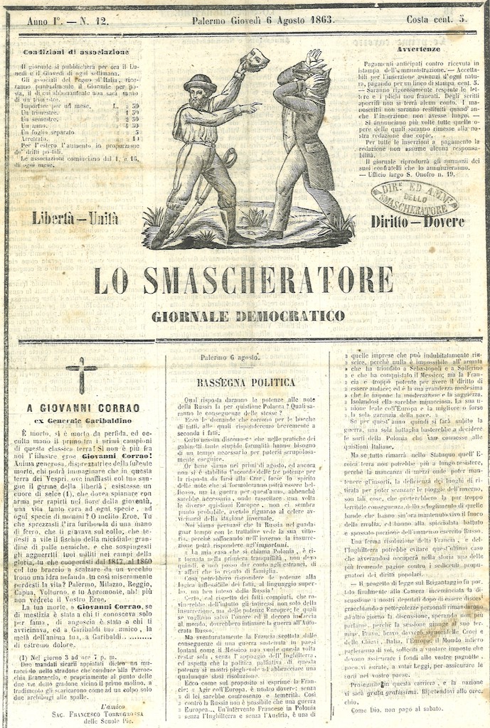 1863 Lo smascheratore